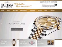 Tablet Screenshot of bighamjewelers.com